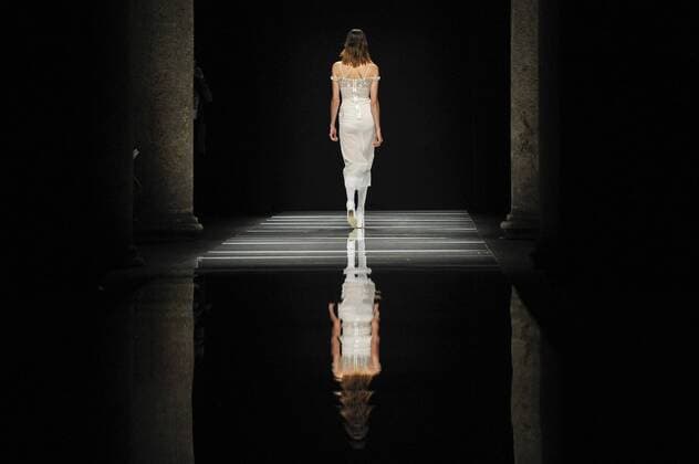Milan Fashion Week, Women Spring Summer 2017. Milano, Moda Donna, Primavera Estate 2017. Francesco Scognamiglio Catwalk Pictured: model  Copyright: xRiccardoxGiordanoxSickix