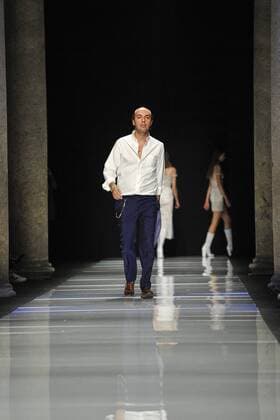 Milan Fashion Week, Women Spring Summer 2017. Milano, Moda Donna, Primavera Estate 2017. Francesco Scognamiglio Catwalk Pictured: model  Copyright: xRiccardoxGiordanoxSickix