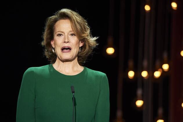 September 21, 2016 - San Sebastian, Euskadi, Spain - Sigourney Weaver receives the Donosti Lifetime Achievement Award at the Kursaal Palace during the 64th San Sebastian International Film Festival on September 21, 2016 in San Sebastian, Spain. San Sebastian Spain  - ZUMAg15_