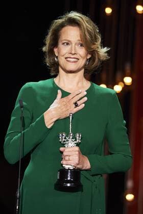 September 21, 2016 - San Sebastian, Euskadi, Spain - Sigourney Weaver receives the Donosti Lifetime Achievement Award at the Kursaal Palace during the 64th San Sebastian International Film Festival on September 21, 2016 in San Sebastian, Spain. San Sebastian Spain  - ZUMAg15_