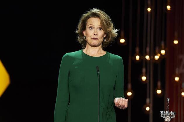 September 21, 2016 - San Sebastian, Euskadi, Spain - Sigourney Weaver receives the Donosti Lifetime Achievement Award at the Kursaal Palace during the 64th San Sebastian International Film Festival on September 21, 2016 in San Sebastian, Spain. San Sebastian Spain  - ZUMAg15_