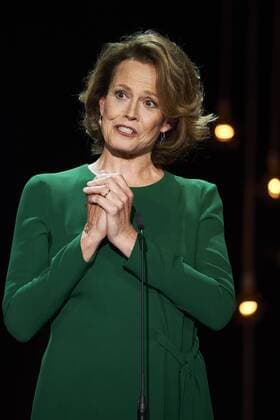 September 21, 2016 - San Sebastian, Euskadi, Spain - Sigourney Weaver receives the Donosti Lifetime Achievement Award at the Kursaal Palace during the 64th San Sebastian International Film Festival on September 21, 2016 in San Sebastian, Spain. San Sebastian Spain  - ZUMAg15_