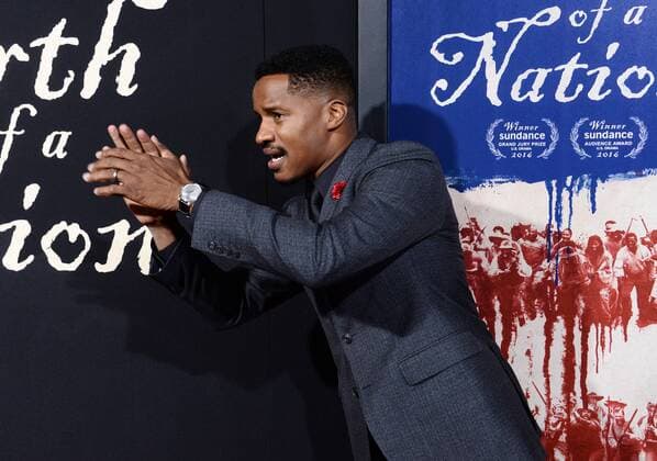 Writer director and cast member Nate Parker attends the premiere of the motion picture drama The Birth of a Nation at the ArcLight Cinerrama Dome in the Hollywood section of Los Angeles on September 21, 2016. Storyline: Nat Turner, a literate slave and preacher in the antebellum South, orchestrates an uprising.  LAP2016092107 JIMxRUYMEN