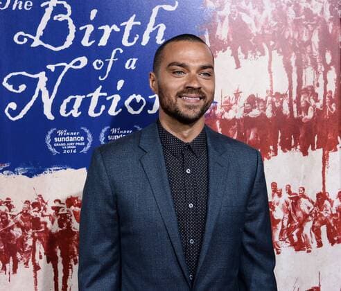 Actor Jesse Williams attends the premiere of the motion picture drama The Birth of a Nation at the ArcLight Cinerrama Dome in the Hollywood section of Los Angeles on September 21, 2016. Storyline: Nat Turner, a literate slave and preacher in the antebellum South, orchestrates an uprising.  LAP2016092127 JIMxRUYMEN