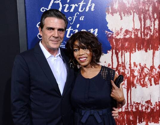 Actress Alfre Woodard and her husband Roderick Spencer attend the premiere of the motion picture drama The Birth of a Nation at the ArcLight Cinerrama Dome in the Hollywood section of Los Angeles on September 21, 2016. Storyline: Nat Turner, a literate slave and preacher in the antebellum South, orchestrates an uprising.  LAP2016092134 JIMxRUYMEN