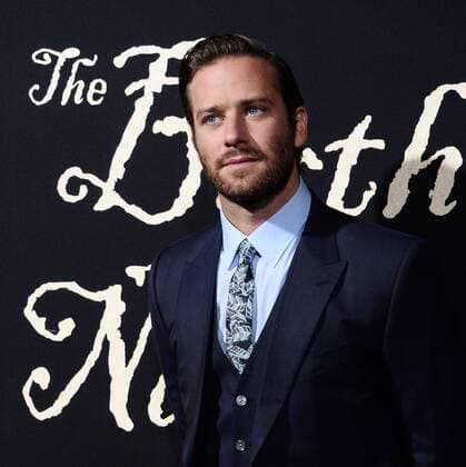 Cast member Armie Hammer attends the premiere of the motion picture drama The Birth of a Nation at the ArcLight Cinerrama Dome in the Hollywood section of Los Angeles on September 21, 2016. Storyline: Nat Turner, a literate slave and preacher in the antebellum South, orchestrates an uprising.  LAP2016092136 JIMxRUYMEN