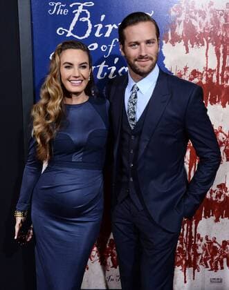 Cast member Armie Hammer and his wife Elizabeth Chambers attend the premiere of the motion picture drama The Birth of a Nation at the ArcLight Cinerrama Dome in the Hollywood section of Los Angeles on September 21, 2016. Storyline: Nat Turner, a literate slave and preacher in the antebellum South, orchestrates an uprising.  LAP2016092138 JIMxRUYMEN