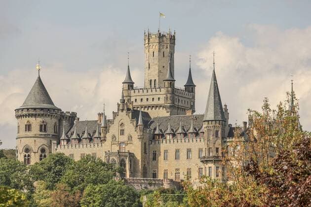 Schloß Marienburg bei Hildesheim - Sitz von Ernst August von Hannover - gesehen am 22.09.2016
