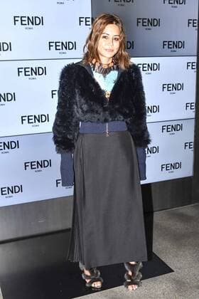 Milan Fashion Week, Women Spring Summer 2017. Milano, Moda Donna, Primavera Estate 2017. Fendi front row Pictured: model  Copyright: xRiccardoxGiordanoxSickix