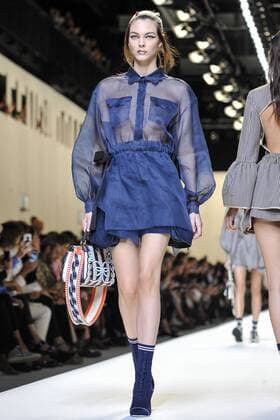 Milan Fashion Week, Women Spring Summer 2017. Milano, Moda Donna, Primavera Estate 2017. Fendi catwalk Pictured: model  Copyright: xRiccardoxGiordanoxSickix