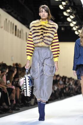 Milan Fashion Week, Women Spring Summer 2017. Milano, Moda Donna, Primavera Estate 2017. Fendi catwalk Pictured: model  Copyright: xRiccardoxGiordanoxSickix