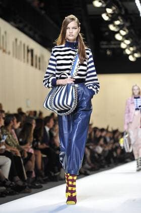 Milan Fashion Week, Women Spring Summer 2017. Milano, Moda Donna, Primavera Estate 2017. Fendi catwalk Pictured: model  Copyright: xRiccardoxGiordanoxSickix