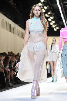 Milan Fashion Week, Women Spring Summer 2017. Milano, Moda Donna, Primavera Estate 2017. Fendi catwalk Pictured: model  Copyright: xRiccardoxGiordanoxSickix