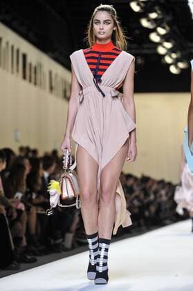 Milan Fashion Week, Women Spring Summer 2017. Milano, Moda Donna, Primavera Estate 2017. Fendi catwalk Pictured: model  Copyright: xRiccardoxGiordanoxSickix