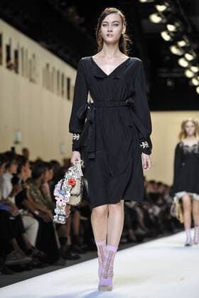 Milan Fashion Week, Women Spring Summer 2017. Milano, Moda Donna, Primavera Estate 2017. Fendi catwalk Pictured: model  Copyright: xRiccardoxGiordanoxSickix