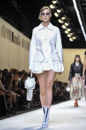 Milan Fashion Week, Women Spring Summer 2017. Milano, Moda Donna, Primavera Estate 2017. Fendi catwalk Pictured: model  Copyright: xRiccardoxGiordanoxSickix