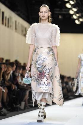Milan Fashion Week, Women Spring Summer 2017. Milano, Moda Donna, Primavera Estate 2017. Fendi catwalk Pictured: model  Copyright: xRiccardoxGiordanoxSickix