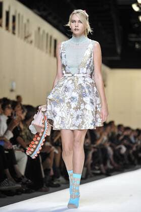 Milan Fashion Week, Women Spring Summer 2017. Milano, Moda Donna, Primavera Estate 2017. Fendi catwalk Pictured: model  Copyright: xRiccardoxGiordanoxSickix