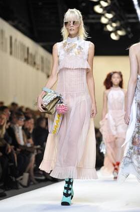 Milan Fashion Week, Women Spring Summer 2017. Milano, Moda Donna, Primavera Estate 2017. Fendi catwalk Pictured: model  Copyright: xRiccardoxGiordanoxSickix