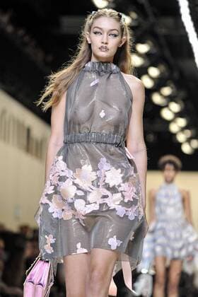 Milan Fashion Week, Women Spring Summer 2017. Milano, Moda Donna, Primavera Estate 2017. Fendi catwalk Pictured: model  Copyright: xRiccardoxGiordanoxSickix