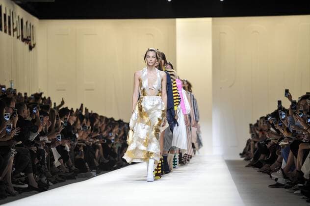 Milan Fashion Week, Women Spring Summer 2017. Milano, Moda Donna, Primavera Estate 2017. Fendi catwalk Pictured: model  Copyright: xRiccardoxGiordanoxSickix