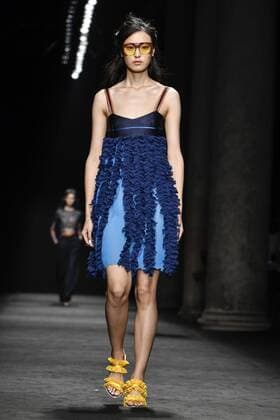 Milan, Fashion Week, Women Spring Summer 2017. Milano, Moda Donna, Primavera Estate 2017. Byblos catwalk Pictured: Model  Copyright: xRiccardoxGiordanoxSickix