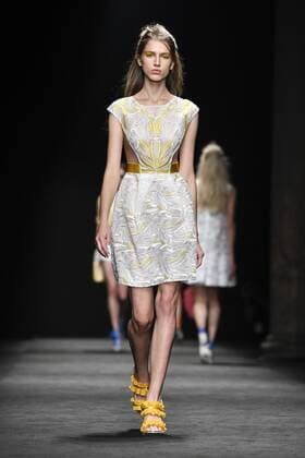 Milan, Fashion Week, Women Spring Summer 2017. Milano, Moda Donna, Primavera Estate 2017. Byblos catwalk Pictured: Model  Copyright: xRiccardoxGiordanoxSickix