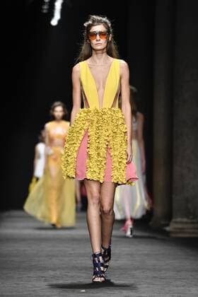 Milan, Fashion Week, Women Spring Summer 2017. Milano, Moda Donna, Primavera Estate 2017. Byblos catwalk Pictured: Model  Copyright: xRiccardoxGiordanoxSickix