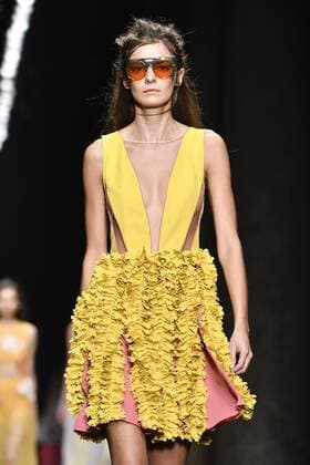 Milan, Fashion Week, Women Spring Summer 2017. Milano, Moda Donna, Primavera Estate 2017. Byblos catwalk Pictured: Model  Copyright: xRiccardoxGiordanoxSickix