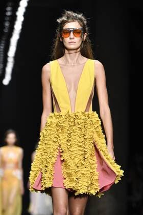 Milan, Fashion Week, Women Spring Summer 2017. Milano, Moda Donna, Primavera Estate 2017. Byblos catwalk Pictured: Model  Copyright: xRiccardoxGiordanoxSickix