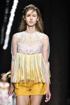 Milan, Fashion Week, Women Spring Summer 2017. Milano, Moda Donna, Primavera Estate 2017. Byblos catwalk Pictured: Model  Copyright: xRiccardoxGiordanoxSickix