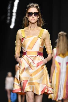 Milan, Fashion Week, Women Spring Summer 2017. Milano, Moda Donna, Primavera Estate 2017. Byblos catwalk Pictured: Model  Copyright: xRiccardoxGiordanoxSickix