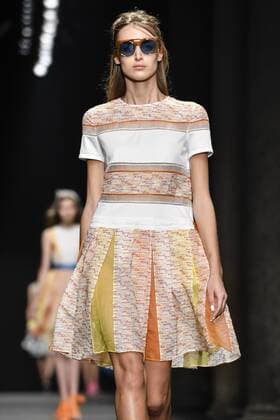 Milan, Fashion Week, Women Spring Summer 2017. Milano, Moda Donna, Primavera Estate 2017. Byblos catwalk Pictured: Model  Copyright: xRiccardoxGiordanoxSickix