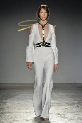 Milan, Fashion Week, Women Spring Summer 2017. Milano, Moda Donna, Primavera Estate 2017. GENNY catwalk Pictured: model  Copyright: xRiccardoxGiordanoxSickix