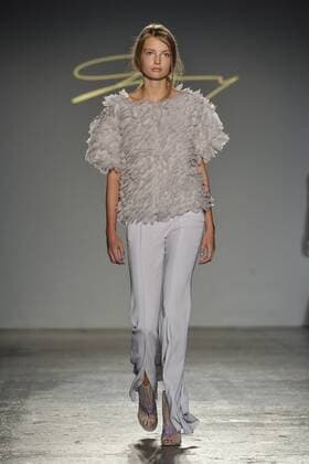 Milan, Fashion Week, Women Spring Summer 2017. Milano, Moda Donna, Primavera Estate 2017. GENNY catwalk Pictured: model  Copyright: xRiccardoxGiordanoxSickix