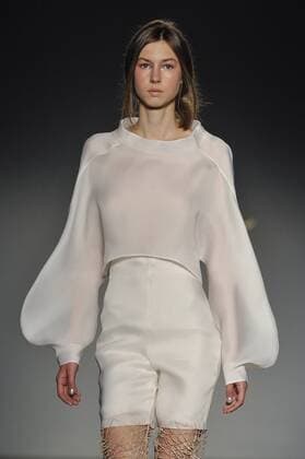 Milan, Fashion Week, Women Spring Summer 2017. Milano, Moda Donna, Primavera Estate 2017. GENNY catwalk Pictured: model  Copyright: xRiccardoxGiordanoxSickix