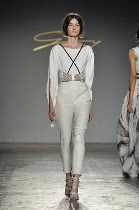 Milan, Fashion Week, Women Spring Summer 2017. Milano, Moda Donna, Primavera Estate 2017. GENNY catwalk Pictured: model  Copyright: xRiccardoxGiordanoxSickix