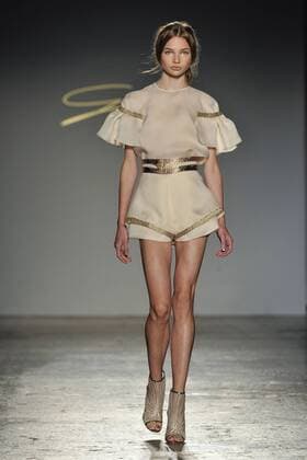 Milan, Fashion Week, Women Spring Summer 2017. Milano, Moda Donna, Primavera Estate 2017. GENNY catwalk Pictured: model  Copyright: xRiccardoxGiordanoxSickix