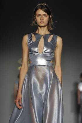 Milan, Fashion Week, Women Spring Summer 2017. Milano, Moda Donna, Primavera Estate 2017. GENNY catwalk Pictured: model  Copyright: xRiccardoxGiordanoxSickix