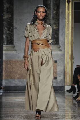 Milan Fashion Week, Women Spring Summer 2017. Les Copains catwalk Pictured: model  Copyright: xRiccardoxGiordanoxSickix