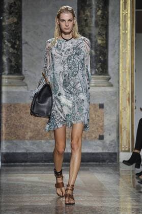 Milan Fashion Week, Women Spring Summer 2017. Les Copains catwalk Pictured: model  Copyright: xRiccardoxGiordanoxSickix