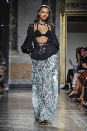 Milan Fashion Week, Women Spring Summer 2017. Les Copains catwalk Pictured: model  Copyright: xRiccardoxGiordanoxSickix
