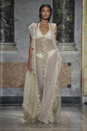 Milan Fashion Week, Women Spring Summer 2017. Les Copains catwalk Pictured: model  Copyright: xRiccardoxGiordanoxSickix