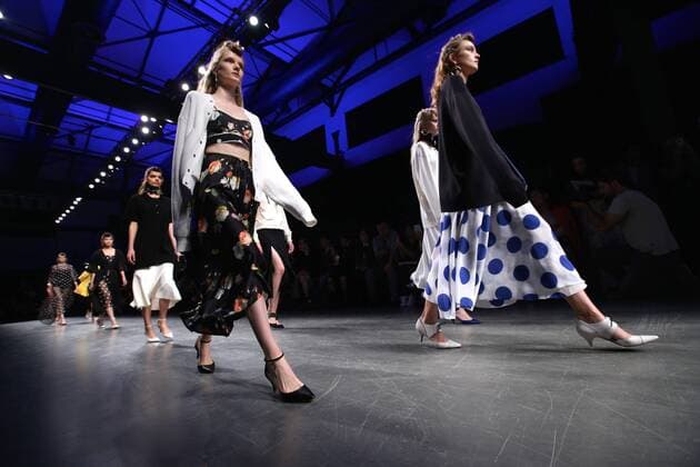 (160922) -- MILAN, Sept. 22, 2016 -- Models walk the runway during the Anteprima fashion show as part of Milan Fashion Week Spring Summer 2017 in Milan, Italy, on Sept. 22, 2016. ) ITALY-MILAN-FASHION WEEK-ANTEPRIMA JinxYu 
