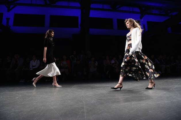 (160922) -- MILAN, Sept. 22, 2016 -- Models walk the runway during the Anteprima fashion show as part of Milan Fashion Week Spring Summer 2017 in Milan, Italy, on Sept. 22, 2016. ) ITALY-MILAN-FASHION WEEK-ANTEPRIMA JinxYu 