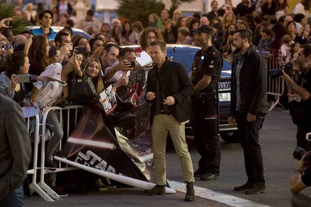 September 22, 2016 - San Sebastian, Spain - Actor Ewan Mcgregor attends American PastoralÃ‚Â premiere during 64th San Sebastian International Film Festival at Maria Cristina Hostel on September 22, 2016 in San Sebastian, Spain. San Sebastian Spain  - ZUMAn230