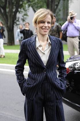 Milan fashion show of Giorgio Armani In the photo: Sonia Bergamasco  Copyright: xLivioxValeriox