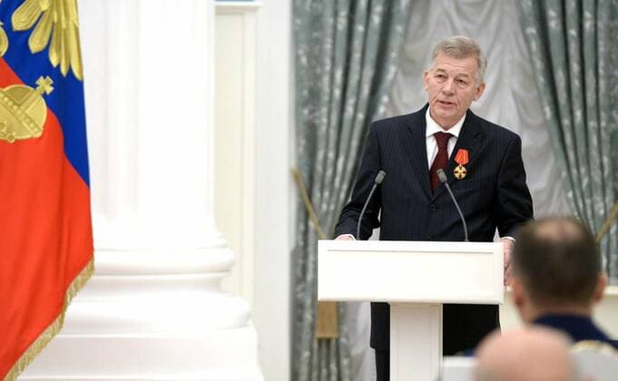 September 22, 2016. - Russia, Moscow. - Rector of the Moscow State University of Railway Engineering (MIIT) Boris Levin at the ceremony of giving state awards in the Kremlin by Russian President Vadimir Putin. KremlinxxPool 
