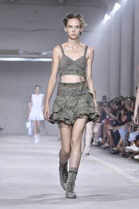 Milan Fashion Week, Women Spring Summer 2017. Diesel Black Gold catwalk Pictured: model  Copyright: xRiccardoxGiordanoxSickix