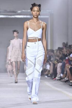 Milan Fashion Week, Women Spring Summer 2017. Diesel Black Gold catwalk Pictured: model  Copyright: xRiccardoxGiordanoxSickix